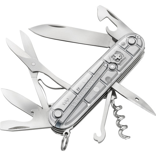 Victorinox Climber Pocket Knife (Translucent Silver Tech) 54754