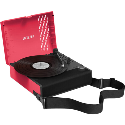 Victrola VSC-750SB Revolution GO Three-Speed Portable Turntable with Bluetooth (Pink)