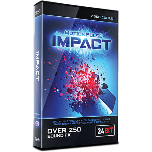 Video Copilot MotionPulse Impact Pack - Impacts Hits and Crashes Sound Effects (Download)