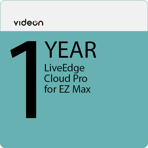 Videon LiveEdge Cloud Pro for EZ Max (1-Year Subscription)