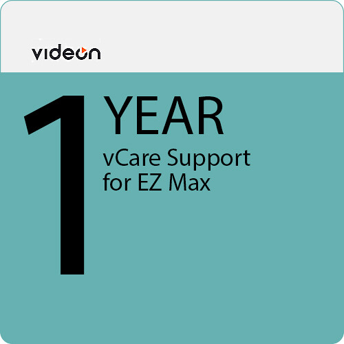 Videon vCare Support for EZ Max (1-Year Subscription)