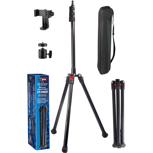 Vidpro Adjustable Stand for Cameras Lighting and Audio Equipment