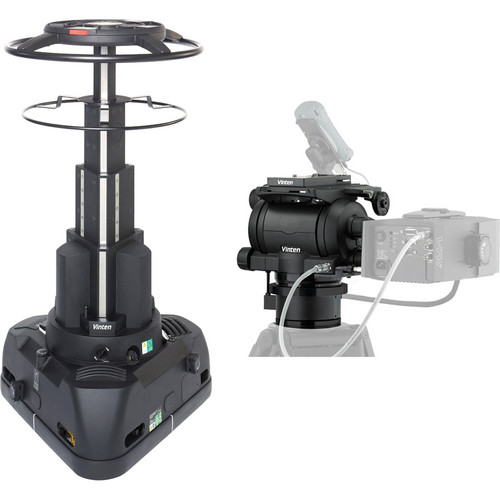 Vinten Quattro SE VRI Box & Vector 430i Pan and Tilt Head System