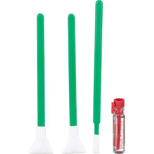 VisibleDust EZ Sensor Cleaning Kit Mini with 1.6x Green Vswabs and Smear Away