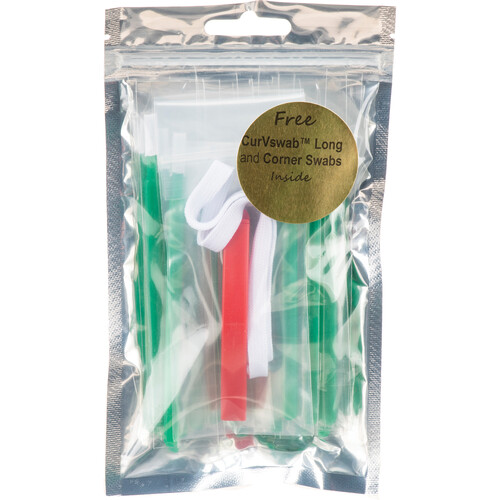 VisibleDust Green Ultra MXD-100 1.6x Vswabs Corner Swabs and CurVswab Handles Set