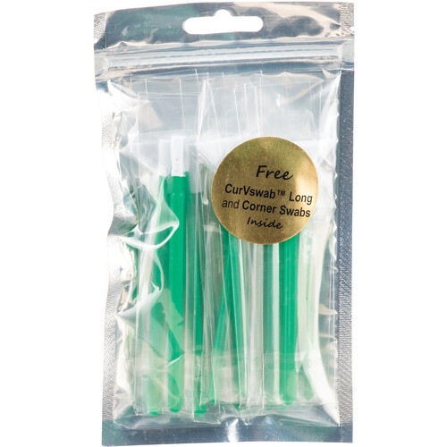 VisibleDust Green Ultra MXD-100 1.0x Vswabs Corner Swabs and CurVswab Handles Set