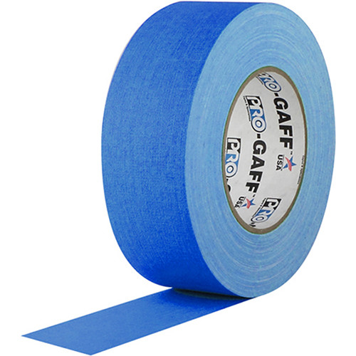Visual Departures Gaffer Tape (Fluorescent Blue 2
