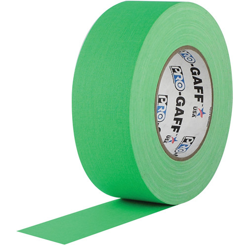 Visual Departures Gaffer Tape (Fluorescent Green 2