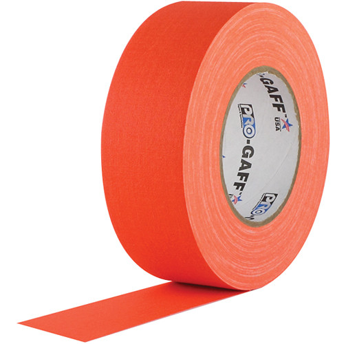 Visual Departures Gaffer Tape (Fluorescent Orange 2
