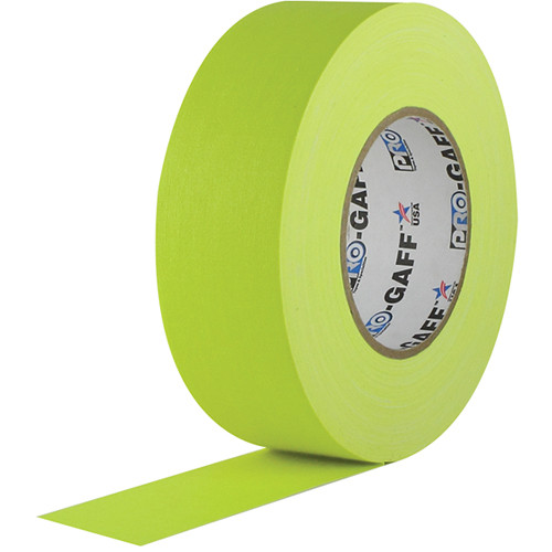 Visual Departures Gaffer Tape (Fluorescent Yellow 2