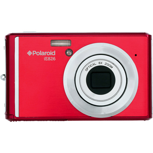 Polaroid Ie826 Digital Camera Red Ie826 Red Bandh Photo Video