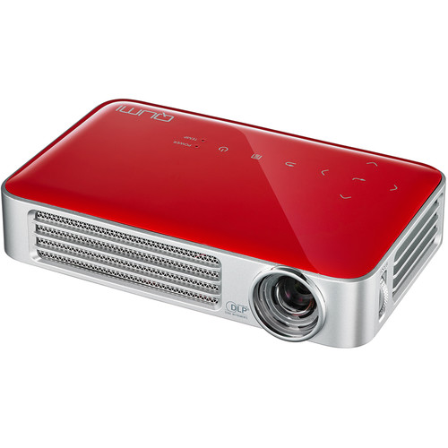 Vivitek Qumi Q6 800-Lumen WXGA DLP Pico Projector with Wi-Fi (Red) Q6-RD >소형 프로젝터 - 스마트뉴욕 - 웹