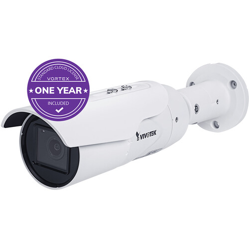 Vivotek IB839-EHT-1Y Vortex Essential Series 5MP Outdoor Bullet Camera with Night Vision & 2.8-10mm Lens (1-Year VSaaS License)