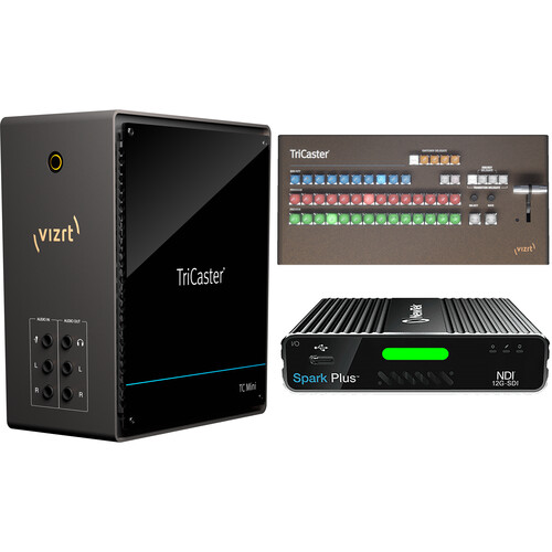 Vizrt TriCaster Mini 4K Bundle with Viz Connect Solo 12G