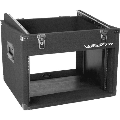 VocoPro Slanted Top Mixer Transport Case (12 RU) CLUB 6