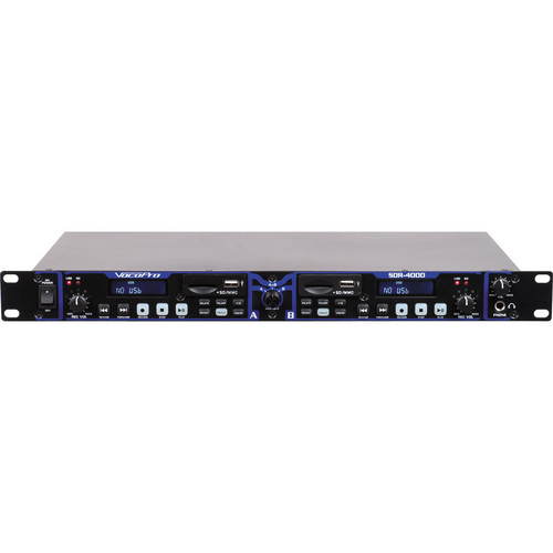 VocoPro SDR-4000 Dual Digital USB / SD Audio Recorder & Player