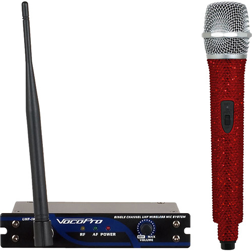 VocoPro UHF-18-O-Diamond Single-Channel Handheld Wireless Microphone System (922.8 MHz Ruby)