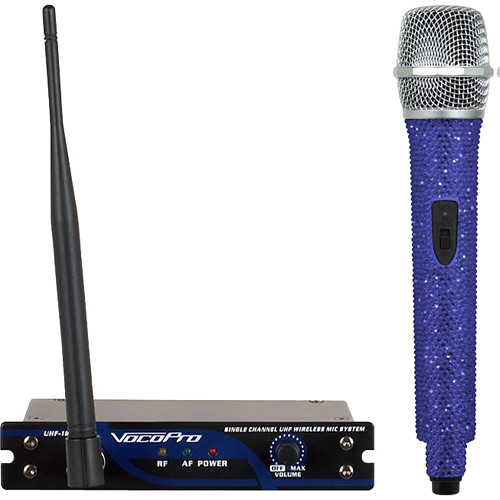 VocoPro UHF-18-P-Diamond Single-Channel Handheld Wireless Microphone System (927.2 MHz Sapphire)