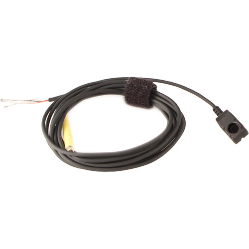 Voice Technologies VT500WA Water Adventure Miniature Lavalier Microphone with 3-Wire Pigtail (Black)