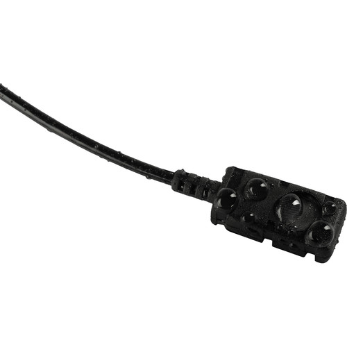 Voice Technologies VT500WA Water Adventure Miniature Lavalier Microphone with TA4F for Shure Wireless Transmitters (Black)