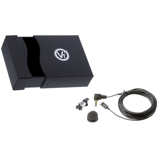 Voice Technologies VT506Video Miniature Omnidirectional DSLR Lavalier Microphone (Black)