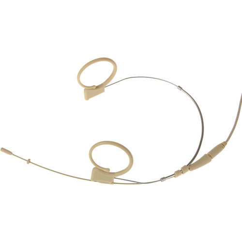 Voice Technologies VTDUPLEX-VOCAL Omni-Stage Performance Headset Microphone with 3.5mm TRS Connector for Sennheiser EW G4/G3 Transmitters (Beige)