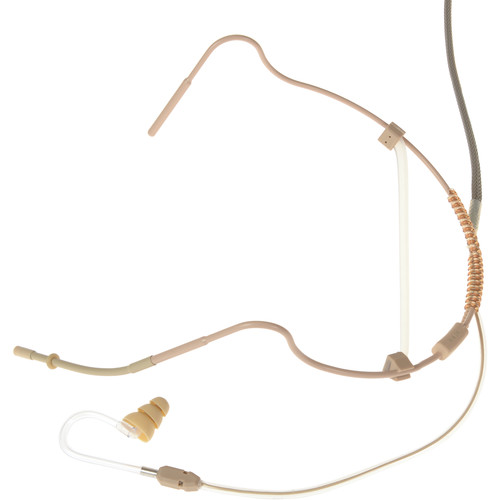 Voice Technologies VT760 mkII Omni-Headset Microphone with VT600 Earphone (Unterminated Beige)