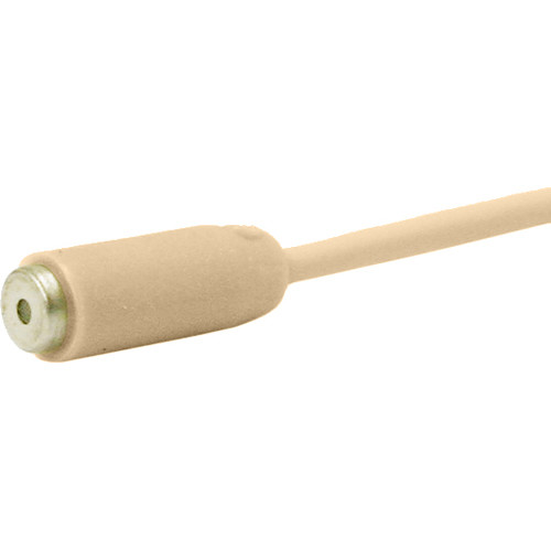 Voice Technologies VT401 Professional Miniature Omni Lavalier Microphone with 3-Pin LEMO Screw Locking Connectors (Beige)