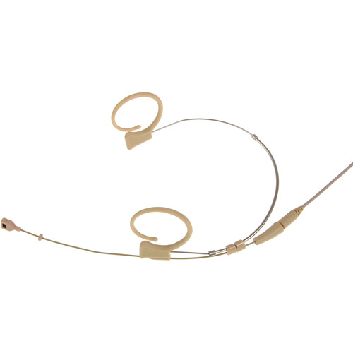 Voice Technologies 3-Wire Pigtail Duplex-Cardioid Microphone Headset (Unterminated Beige)