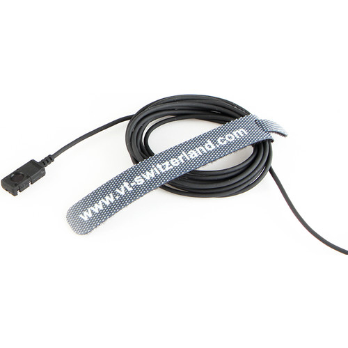 Voice Technologies VT500X Extreme Lavalier Microphone with 3-Wire Pigtail (4.9' Black)