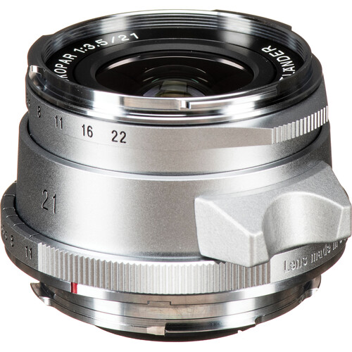 Voigtlander Color-Skopar 21mm f/3.5 Aspherical Lens for Leica M (Silver)