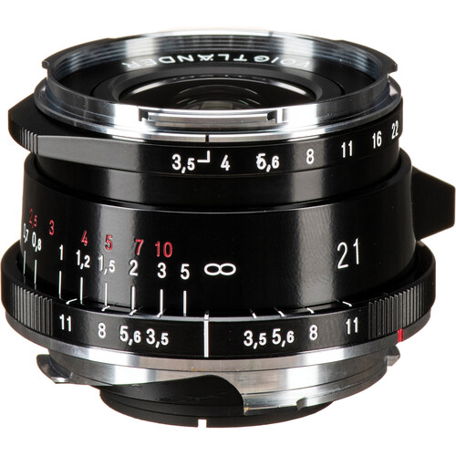 Voigtlander Color-Skopar 21mm f/3.5 Aspherical Lens for Leica M (Black)