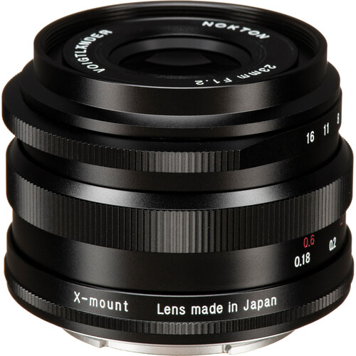 Voigtlander Nokton 23mm f/1.2 Aspherical Lens (FUJIFILM X)