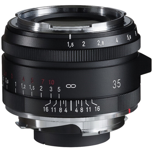 Voigtlander Nokton Vintage Line 35mm f/1.5 Aspherical Type I VM Lens (Matte Black)