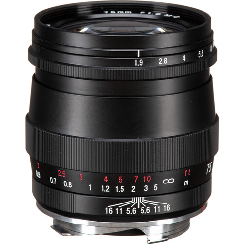 Voigtlander Ultron 75mm f/1.9 Lens (Multicoated Matte Black)