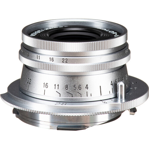 Voigtlander 28mm f/2.8 Color-Skopar Type I Aspherical Lens (Leica M Silver)