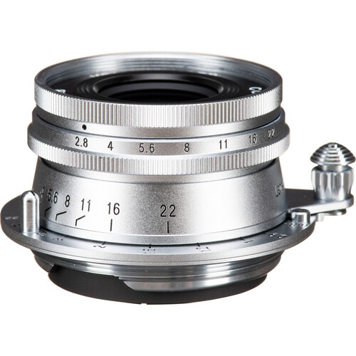 Voigtlander 28mm f/2.8 Color-Skopar Type L Aspherical Lens (Screw Mount Silver)