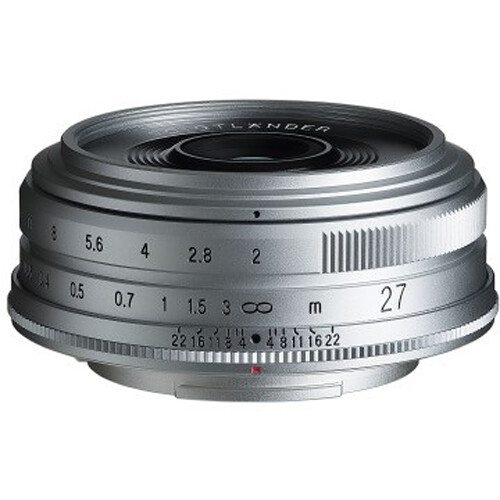 Voigtlander Ultron 27mm f/2.0 Lens (FUJIFILM X Silver)