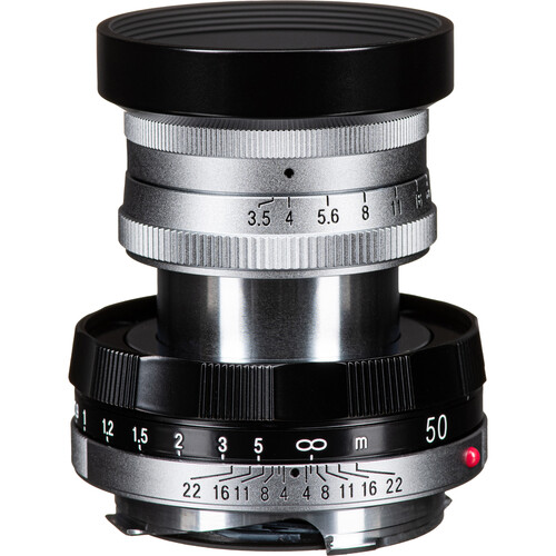 Voigtlander APO-LANTHAR 50mm f/3.5 Type I VM Lens (Leica M Black and Chrome)