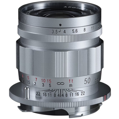 Voigtlander APO-LANTHAR 50mm f/3.5 Type II VM Lens (Leica M Silver)