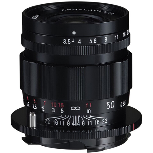 Voigtlander APO-LANTHAR 50mm f/3.5 Type II VM Lens (Leica M Black)