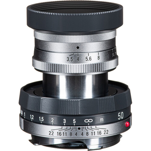 Voigtlander APO-LANTHAR 50mm f/3.5 Type I VM Lens (Leica M Gray and Chrome)