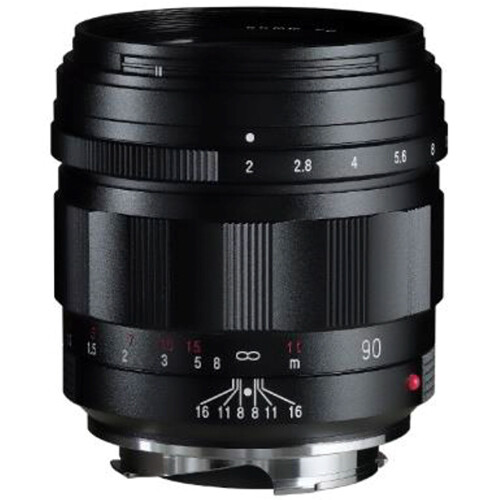 Voigtlander APO-Ultron 90mm f/2 VM Lens (Leica M Black)