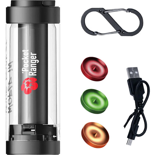 VSGO Pocket Ranger Rechargeable Flashlight/Lantern (Black)