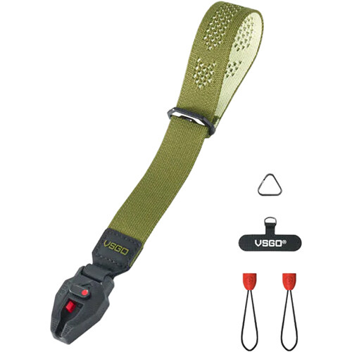 VSGO Black Snipe Casual Leisure Camera Wrist Strap (Avocado Glow Short)