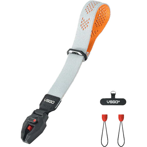 VSGO Black Snipe Casual Leisure Camera Wrist Strap (Haze Orange Short)