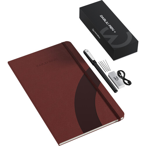 Wacebo Dabliu Pen + Intelligent Pen (Red 192-Page A4 Notebook)