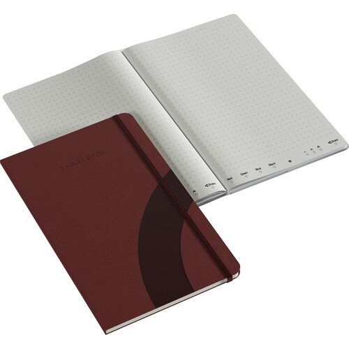 Wacebo DabliuPen+ Hard Cover Notebook (A4 192 Pages Red)