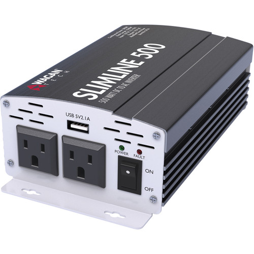 WAGAN SlimLine 500W 12 VDC To 115 VAC Power Inverter 3716 B&H