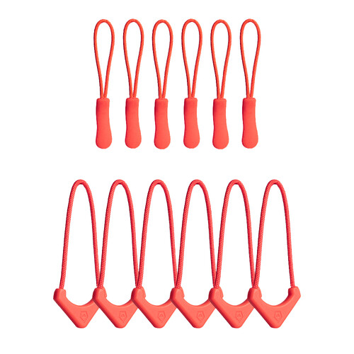 WANDRD Standard Zipper Puller (Red 12-Pack)